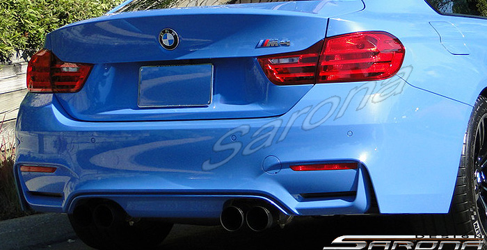 Custom BMW 3 Series  Coupe Rear Bumper (2012 - 2016) - $675.00 (Part #BM-042-RB)